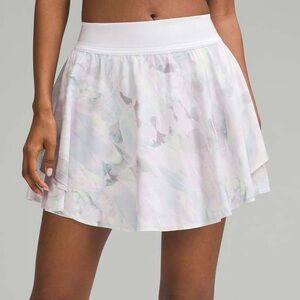 Lululemon court rival high rise skirt marbled